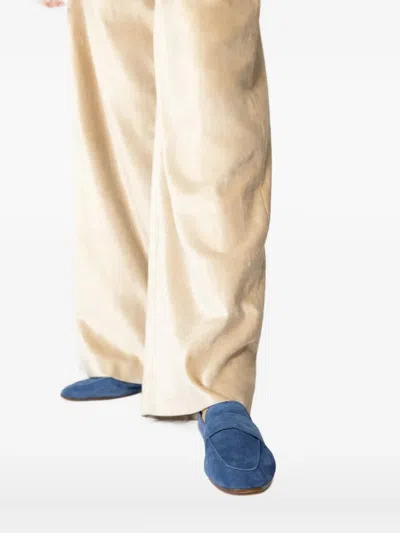 Sophique Essenziale Suede Loafers In Blue