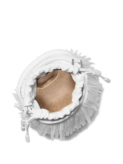 Michael Kors Mini Ischia Bucket Bag In White