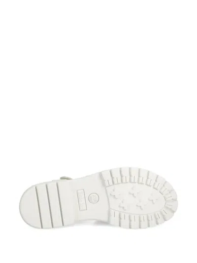 Timberland Platform Strap Sandals In White