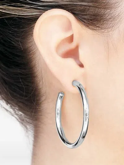 Jennifer Fisher Baby Hoop Earrings In Silver