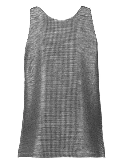 Peter Cohen V-neck Tank Top In Gray