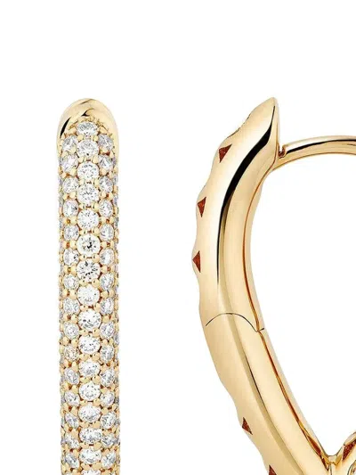 Engelbert 18k Yellow Gold Diamond Earrings In Gold