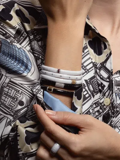 Roberto Demeglio 18k Yellow Gold Diamond Bracelet In Metallic