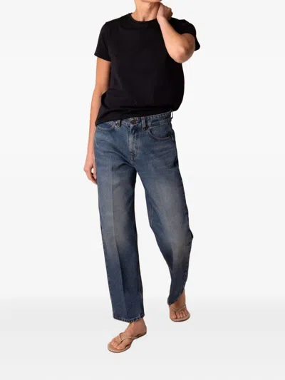 Aspesi Crew-neck T-shirt In Black