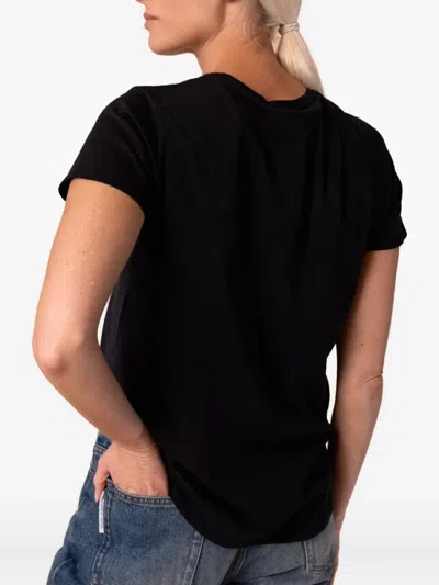 Aspesi Crew-neck T-shirt In Black
