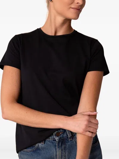 Aspesi Crew-neck T-shirt In Black