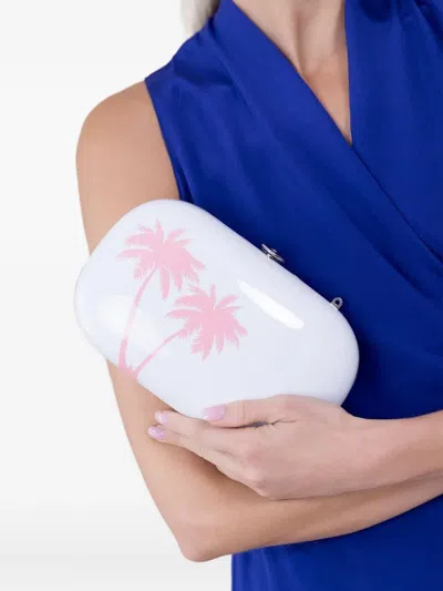 Jeffrey Levinson Elina Plus Clutch Bag In White