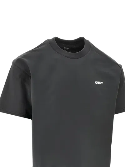 Obey Golden Goose Women Black Leather Bag In Gray