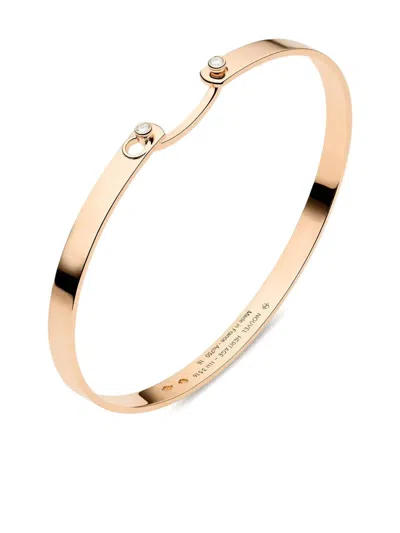 Nouvel Heritage 18k Rose Gold Monday Morning Mood Diamond Bangle In Gold