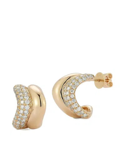 Dana Rebecca Designs 14k Yellow Gold Cynthia Rose Diamond Earrings In Gold