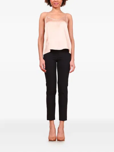 Avenue Montaigne Pars Trousers In Black