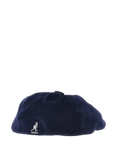 Kangol Cord Hawker Beret In Blue