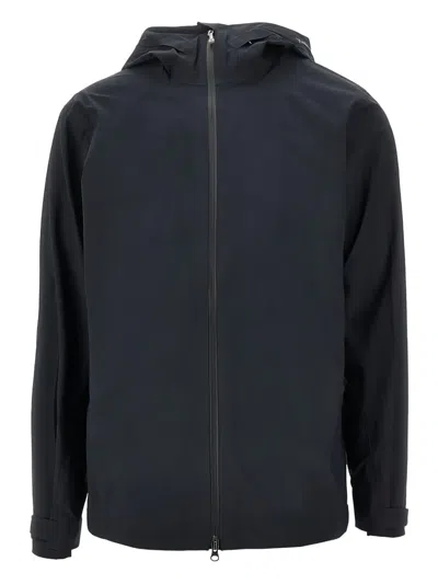Houdini Sportswear Hooded Zip Jacket In Blue