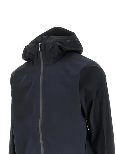 Houdini Sportswear Hooded Zip Jacket In Blue