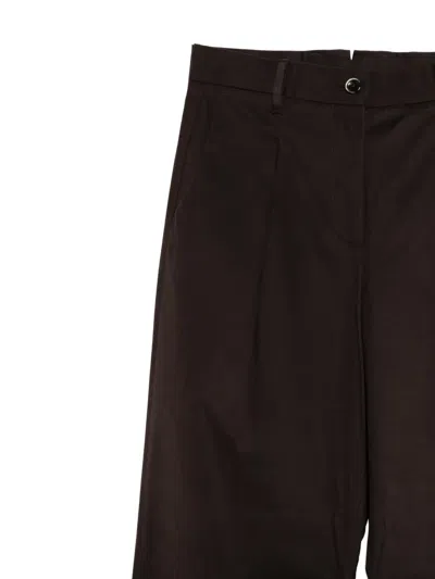 Nine In The Morning Pleated Trousers In Brown