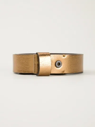 Lanvin Metallic Belt In Gold
