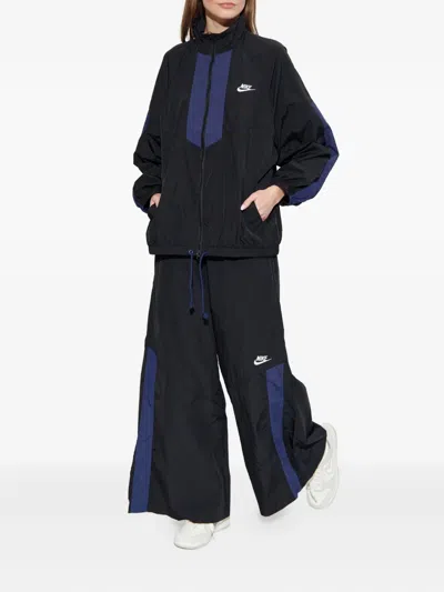 Nike Logo-detail Track Pants In Blue