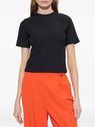 Nike Zenvy Rib T-shirt In Black