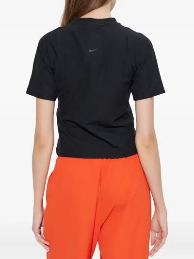 Nike Zenvy Rib T-shirt In Black