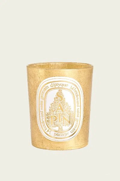 Diptyque Sapin (pine Tree) Classic Candle 190g - Holiday Edition 2025 In Gold