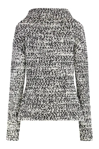Alberta Ferretti Alberta Ferreti Boucle Wool Sweater In Multi