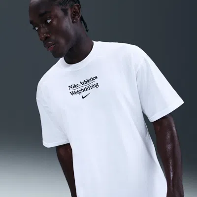 Nike Men's Weightlifting Max90 T-shirt In White