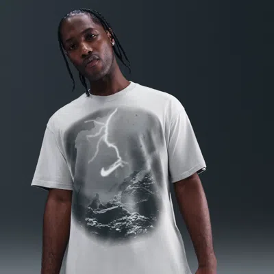 Nike Men's  Sportswear Max90 T-shirt In Gray