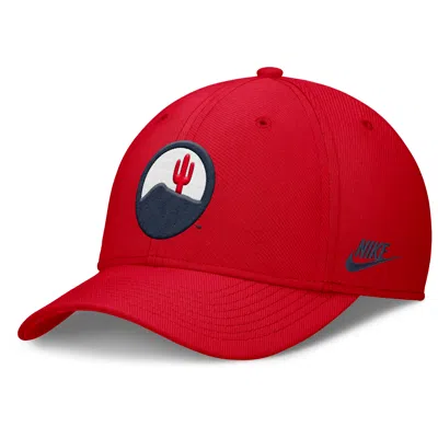 Nike Arizona Primetime Rise Academic  Men's Dri-fit College Hat In Red
