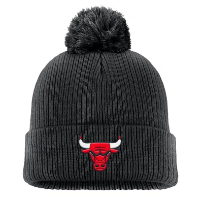 Nike Unisex Peak (chicago Bulls) Nba Beanie In Black