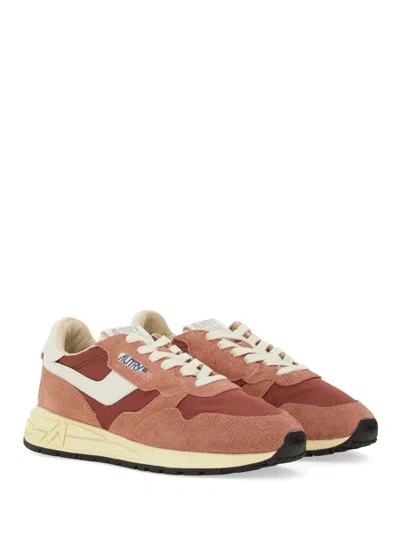 Autry Reelwind Leather-trimmed Suede And Shell Sneakers In Multi