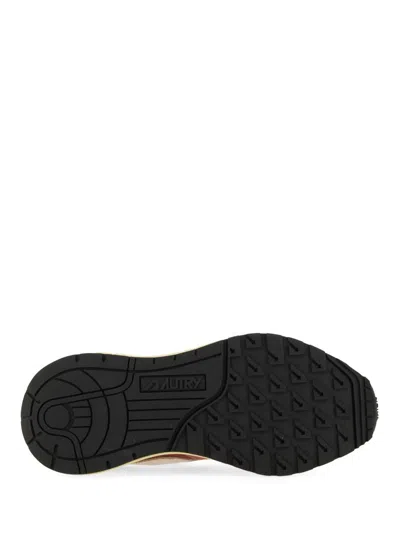 Autry Reelwind Leather-trimmed Suede And Shell Sneakers In Multi