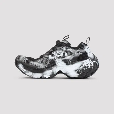 Balenciaga 6xl Spray-effect Sneakers In Multi