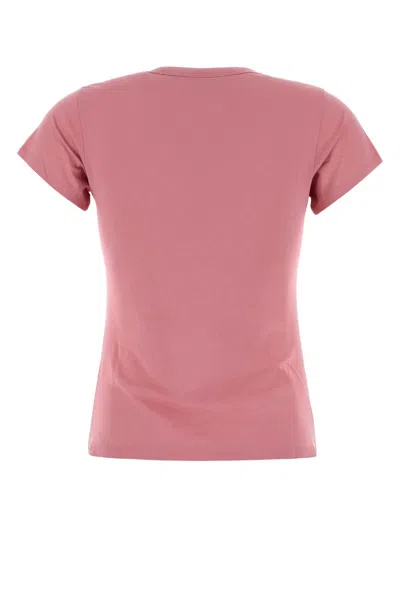 Hugo Boss Casual Cotton T-shirt Short Sleeves In Pink