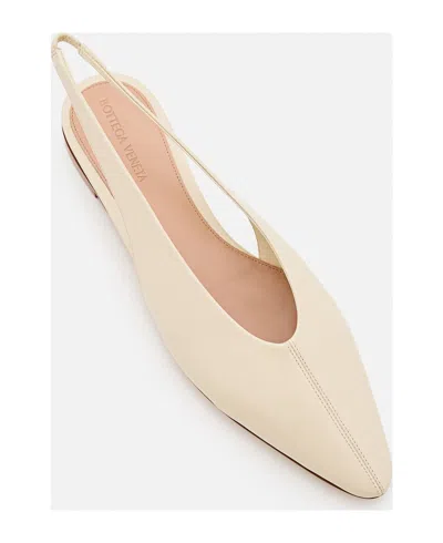 Bottega Veneta Ballerine Slingback Sofia In Nude