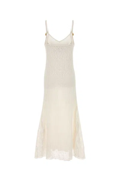 Bottega Veneta Women White Lace Dress In White