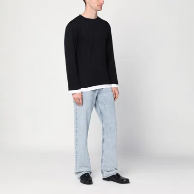 Namacheko Long-sleeve Layered T-shirt In Black