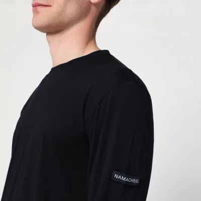 Namacheko Long-sleeve Layered T-shirt In Black