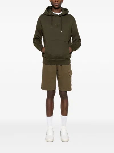 C.p. Company Drawstring-waist Cargo-pocket Shorts In Brown