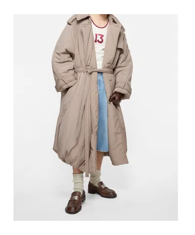 Acne Studios Vintage Leather Loafers In Brown