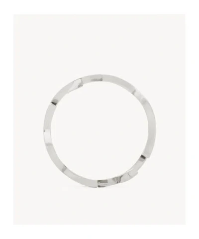 Saint Laurent Cassandre Silver-tone Ring In Metallic