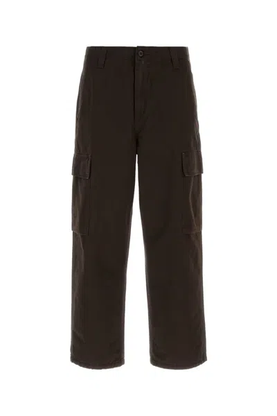 Carhartt Wip Chocolate Canvas Kade Cargo Pant In Brown