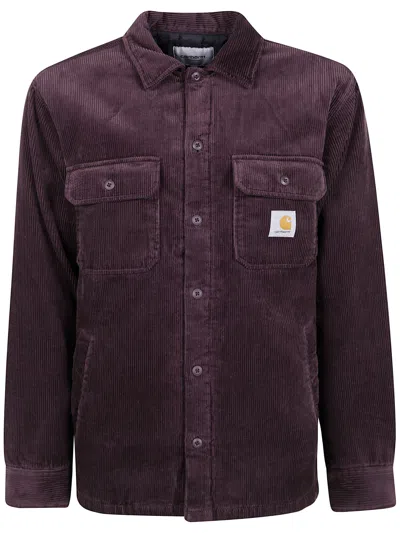 Carhartt Wip Chocolate Corduroy Whitsome Shirt Jacket In Brown