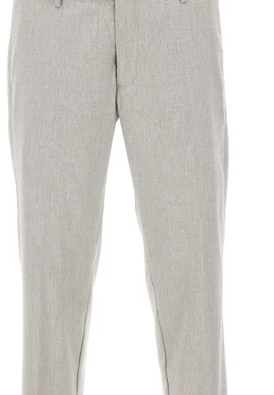 Re-hash Button Casual Pants In Gray