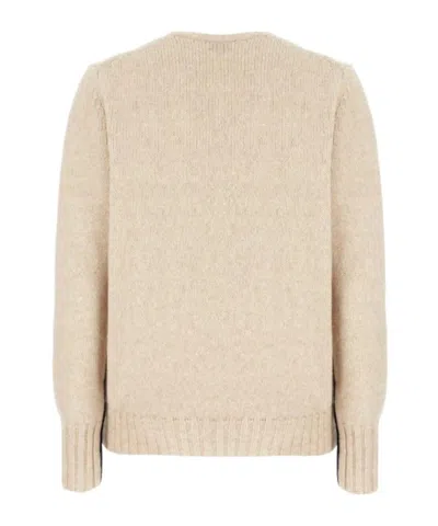 Alpha Studio Color-block Sweater In Black