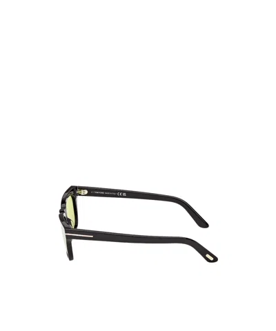 Tom Ford Eyewear Penn Rectangular Frame Sunglasses In Green