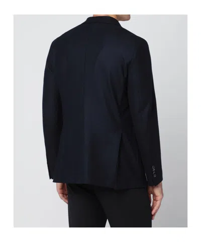 Biagio Santaniello Long-sleeved Suit Jacket In Black