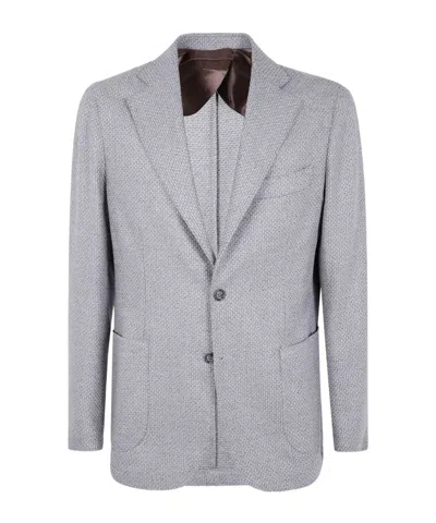 Barba Napoli "bactive Mono" Jacket In Gray
