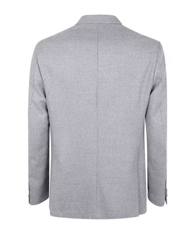 Barba Napoli "bactive Mono" Jacket In Gray