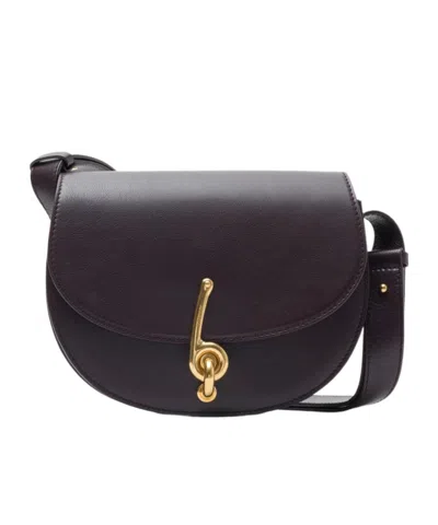 Burberry Small Bridle Logo Leather Crossbody Bag