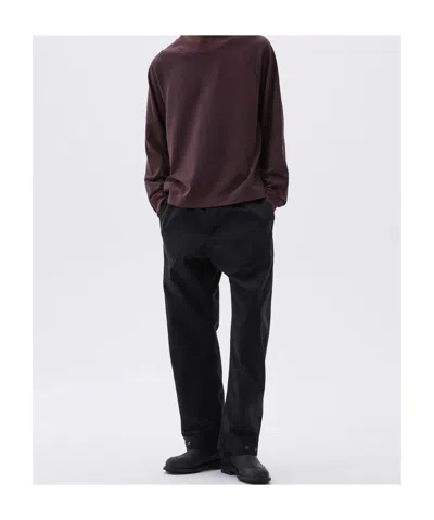 Margaret Howell Mhl. Press Stud Trousers In Black